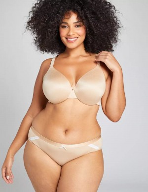 Hipster Panty γυναικεια Lane Bryant Extra Soft Μπεζ | QZU97VJ