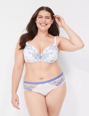 Hipster Panty γυναικεια Lane Bryant Stretch Lace ασπρα | ZUO8526AZ