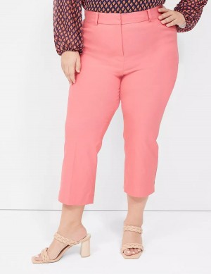 Παντελονι γυναικεια Lane Bryant 4-Season Slim Capri κοραλι | FKA6265RG