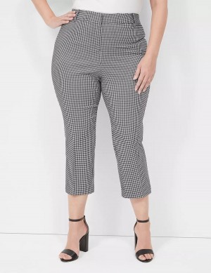 Παντελονι γυναικεια Lane Bryant 4-Season Slim Capri μαυρα | YUW2338ER