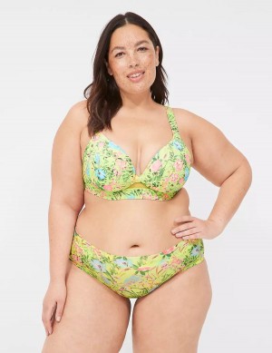 Μπραλέτες γυναικεια Lane Bryant Comfort Bliss Lightly Lined Plunge πρασινο | INL2143RB