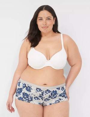 Κιλότα γυναικεια Lane Bryant Cotton Boyshort μπλε γκρι | KYG5143MB