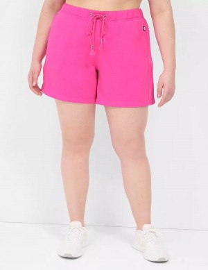 Σορτσ γυναικεια Lane Bryant LIVI French Terry ροζ | OKF792SP