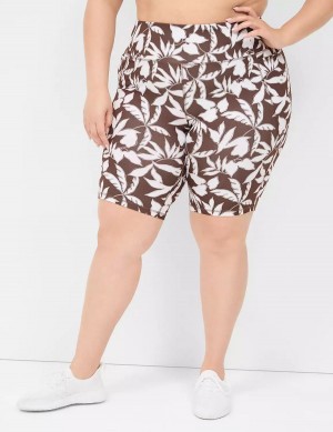 Σορτσ γυναικεια Lane Bryant LIVI High-Rise Recycled LIVI Soft Knee καφε | JHL4212EZ