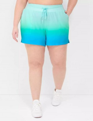 Σορτσ γυναικεια Lane Bryant LIVI Stretch Woven πρασινο | VZR5897PK