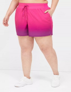 Σορτσ γυναικεια Lane Bryant LIVI Stretch Woven ροζ | ZYC6691PS