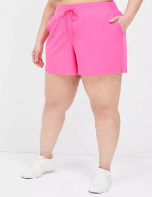 Σορτσ γυναικεια Lane Bryant LIVI Stretch Woven ανοιχτο ροζ | EVJ9065DK