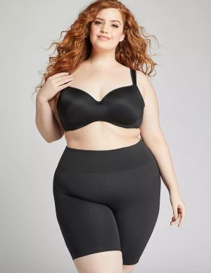 Κιλότα γυναικεια Lane Bryant Level 2 Shaping High-Waist Short μαυρα | GIY485IT