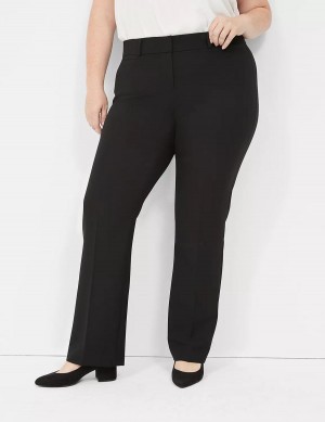 Παντελονι γυναικεια Lane Bryant Perfect Drape Straight μαυρα | SEC7242SQ