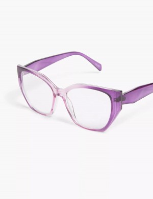 Γυαλια γυναικεια Lane Bryant Purple Ombré Cateye Reading μωβ | GGK1549AC