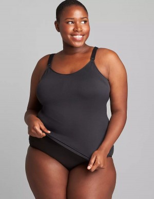 Μπραλέτες γυναικεια Lane Bryant Seamless Nursing Cami μαυρα | QSB2836NK