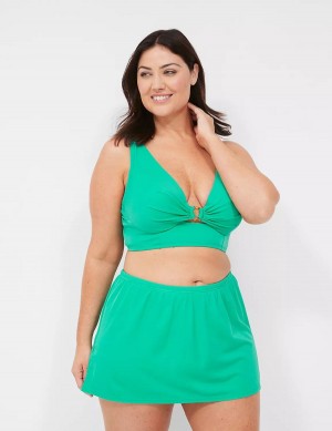 φουστεσ γυναικεια Lane Bryant Side Slit Swim τυρκουάζ | QPD4938SD