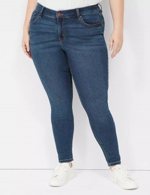 Τζιν γυναικεια Lane Bryant Signature Fit Skinny μπλε | KMT1554HU