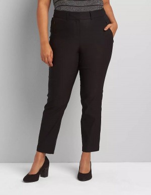 Παντελονι γυναικεια Lane Bryant Slim Ankle 4-Season μαυρα | IWQ8944NU