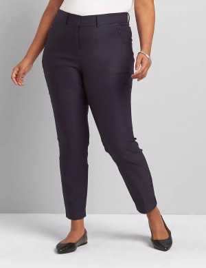 Παντελονι γυναικεια Lane Bryant Slim Ankle 4-Season μπλε | RPC447YZ