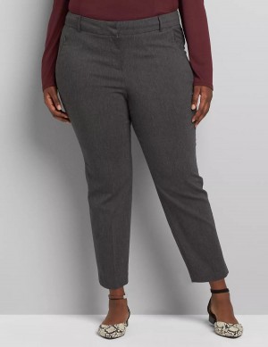 Παντελονι γυναικεια Lane Bryant Slim Ankle 4-Season γκρι | TTX2960IR