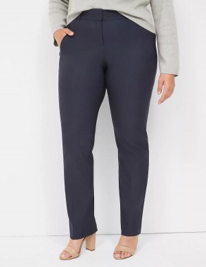 Παντελονι γυναικεια Lane Bryant Straight Leg 4-Season μπλε | SIF15100GR