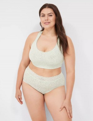 Μπραλέτες γυναικεια Lane Bryant Stretch Lace ανοιχτο πρασινο | WFD4746ST