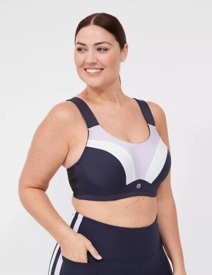 Αθλητικο Σουτιεν γυναικεια Lane Bryant LIVI Max Support Wicking Underwire σκουρο μπλε | XXE4744YI