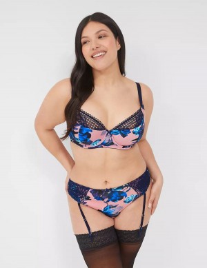 Σουτιέν Μπαλκονέτ γυναικεια Lane Bryant Lace French ροζ μπλε μαυρα | LNI1853JY