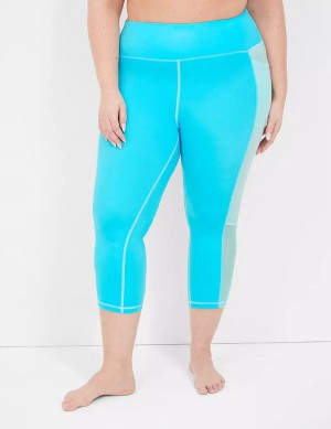 Μπικινι Τριγωνο γυναικεια Lane Bryant Swim Layering Capri μπλε | ZPE6689TF