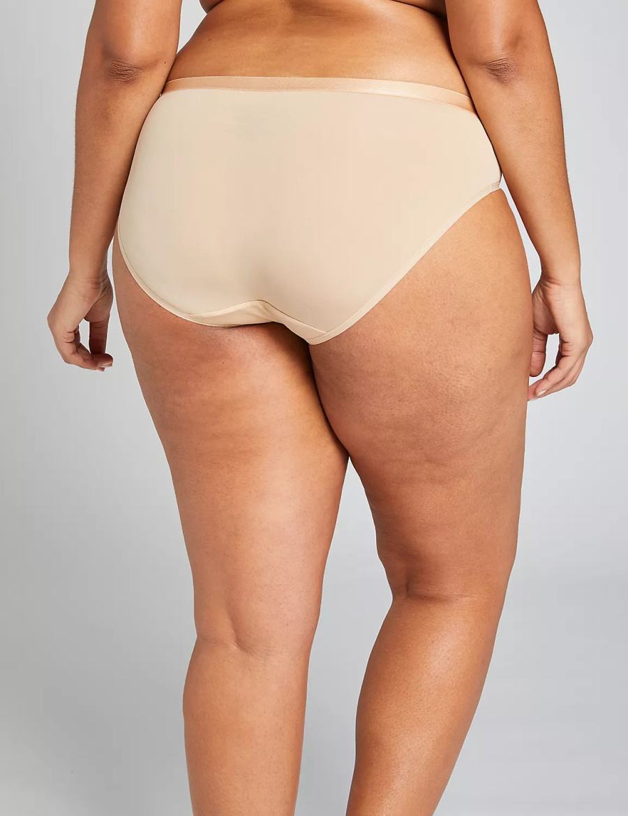 Hipster Panty γυναικεια Lane Bryant Extra Soft Μπεζ | QZU97VJ