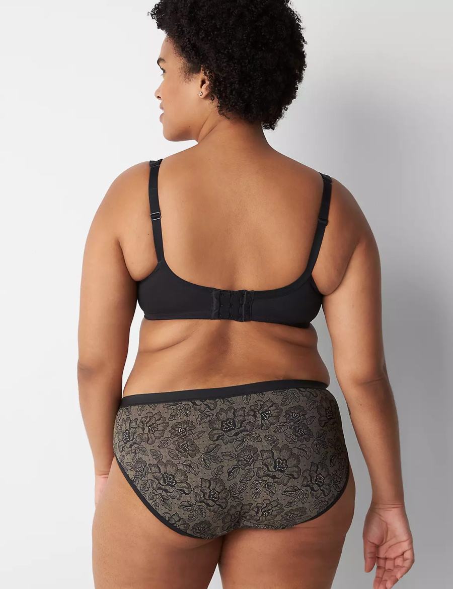 Hipster Panty γυναικεια Lane Bryant No-Show μαυρα | ZDS4564AF