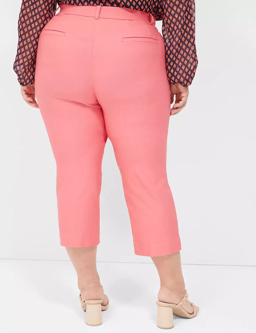 Παντελονι γυναικεια Lane Bryant 4-Season Slim Capri κοραλι | IIA8396CQ