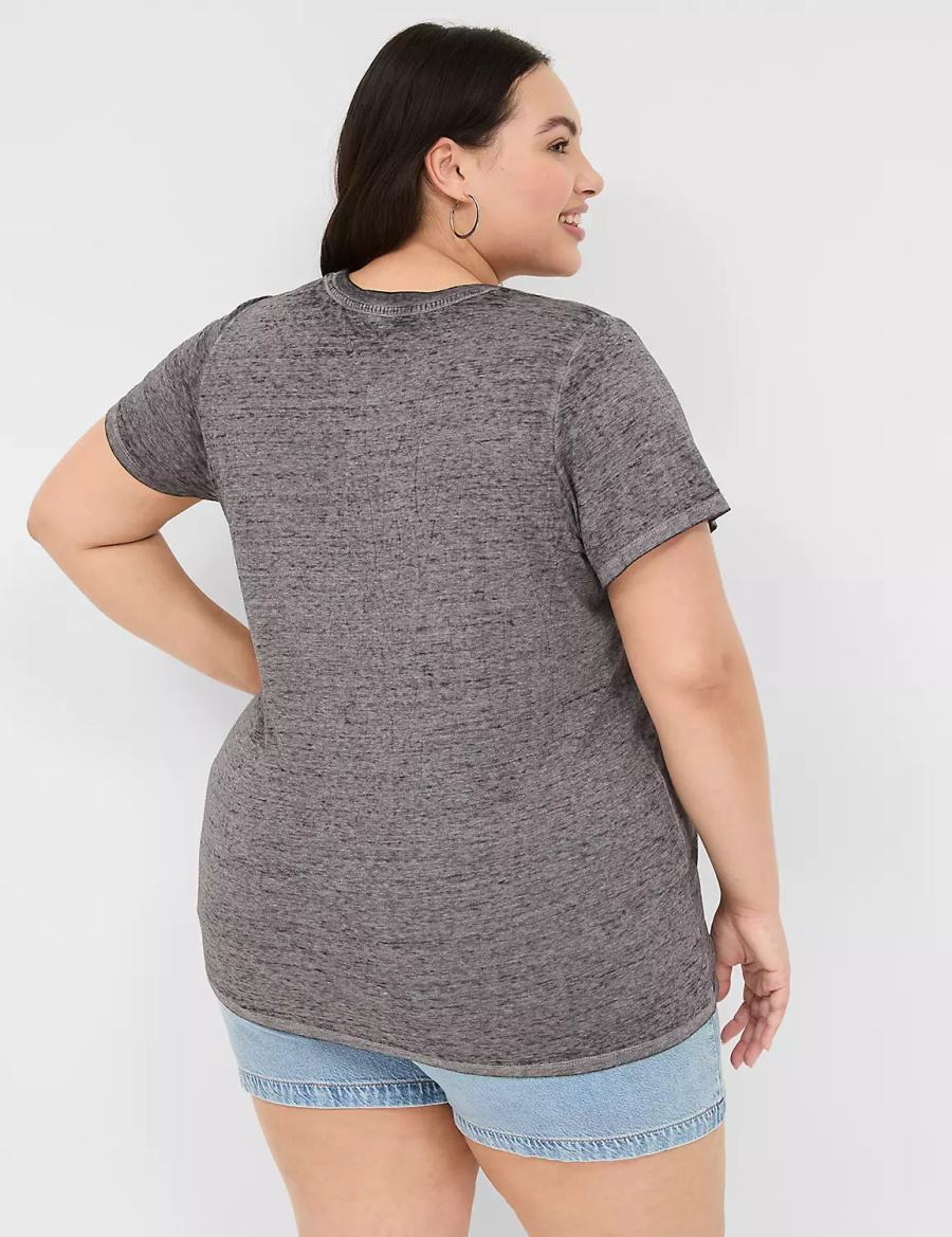 μπλουζακια γυναικεια Lane Bryant Barbie Graphic Tee γκρι | JSB5248QL