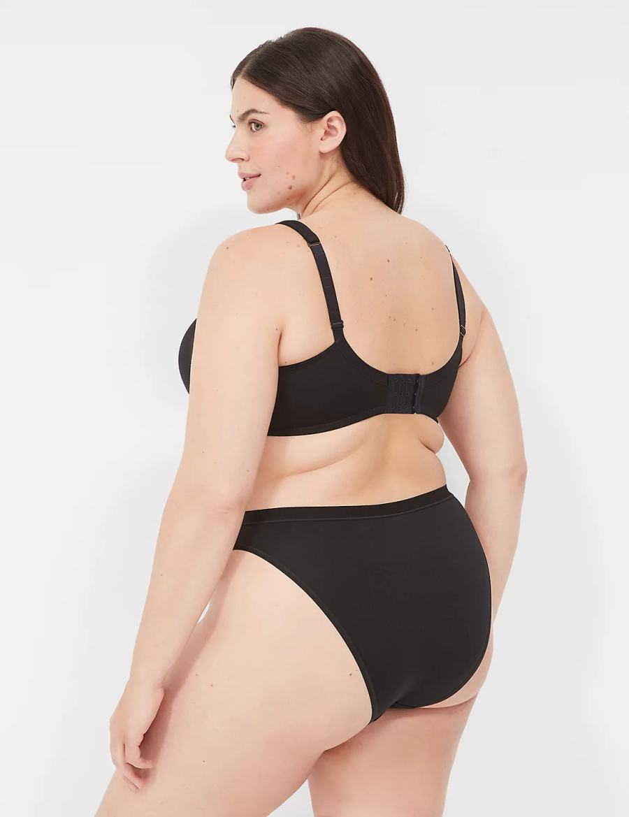 Μπραλέτες γυναικεια Lane Bryant Boost Plunge μαυρα | OAM2450JD