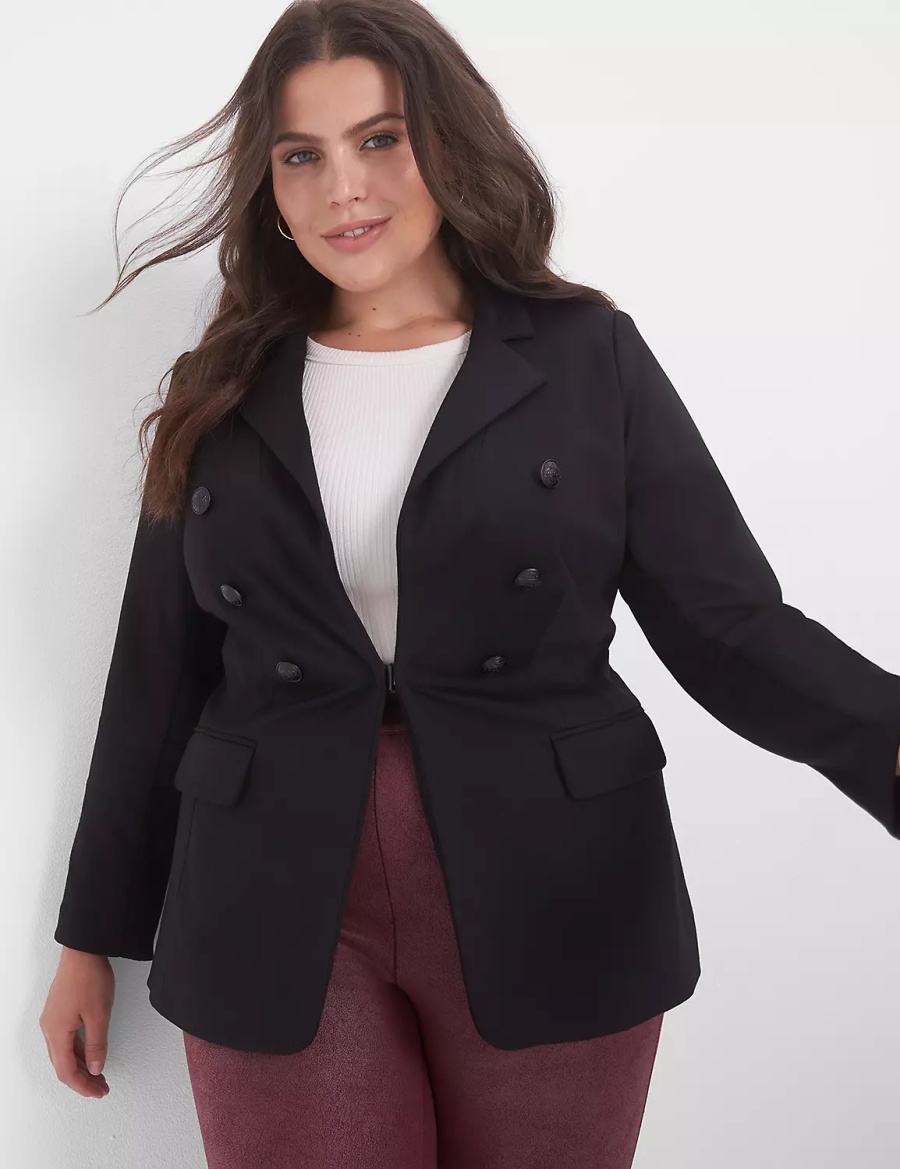 Μπλέιζερ γυναικεια Lane Bryant Bryant μαυρα | TYP2393ZV