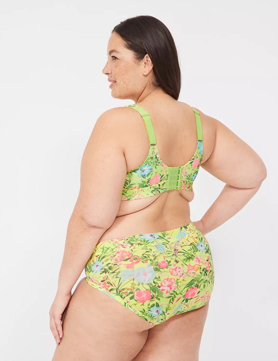 Μπραλέτες γυναικεια Lane Bryant Comfort Bliss Lightly Lined Plunge πρασινο | INL2143RB