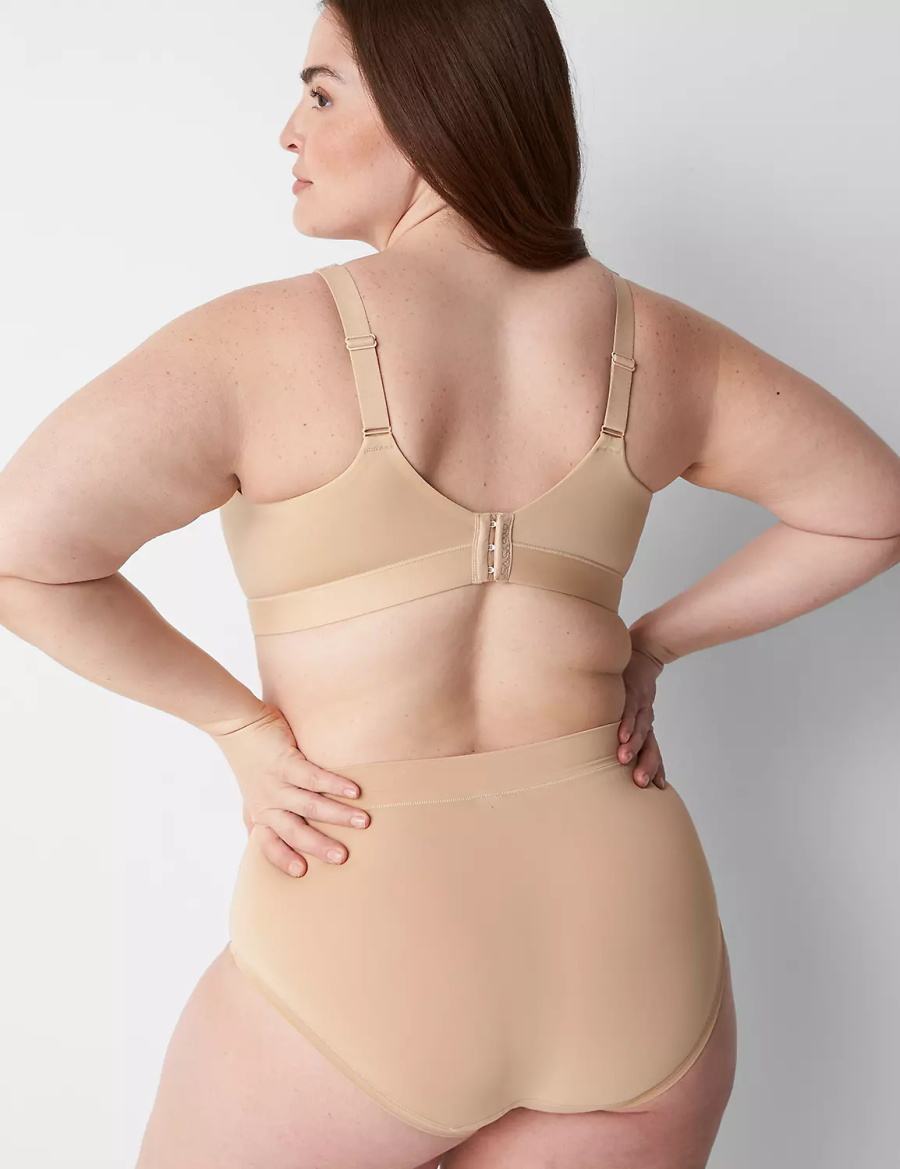 Μπραλέτες γυναικεια Lane Bryant Comfort Bliss Nursing Μπεζ | LWU3671UG