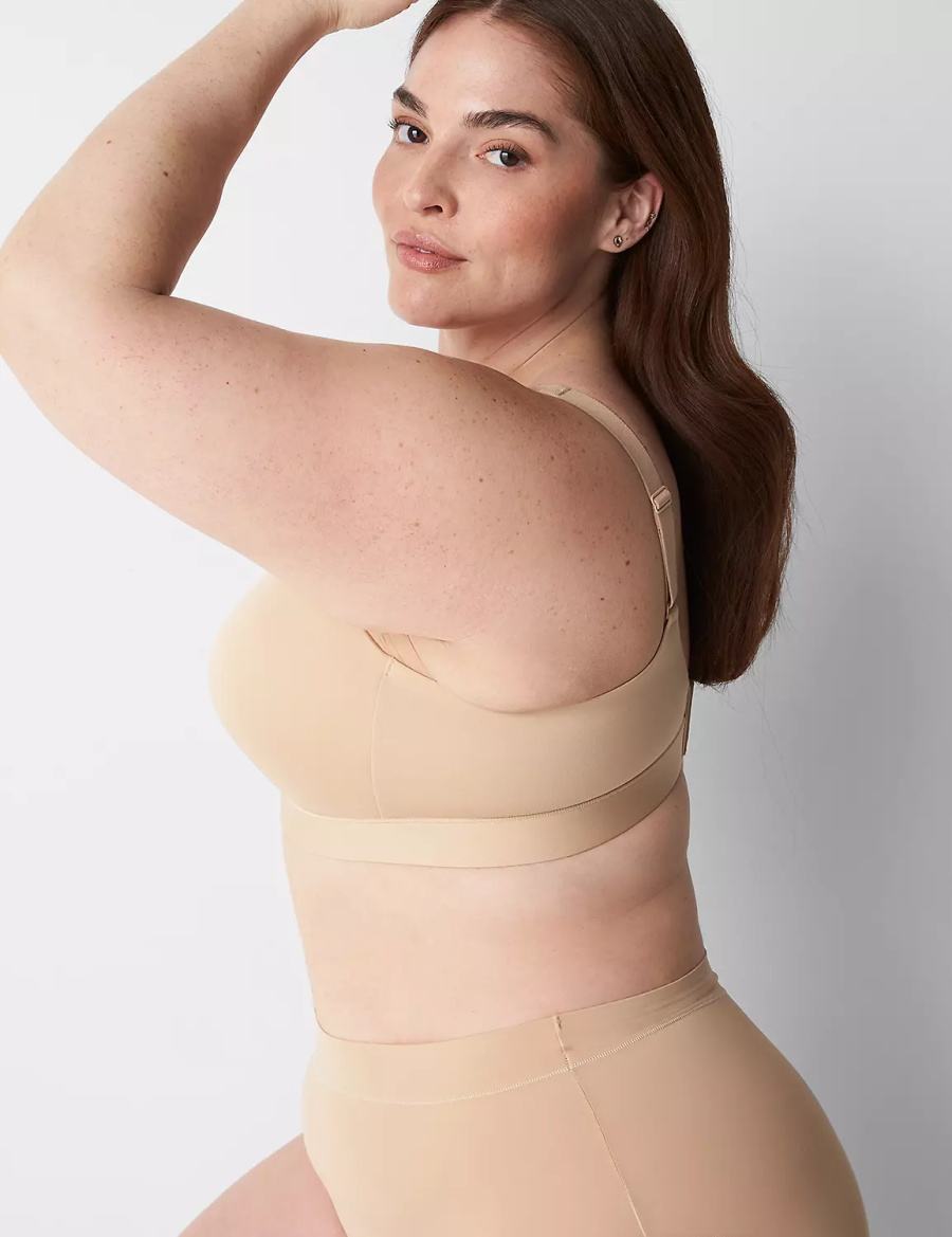 Μπραλέτες γυναικεια Lane Bryant Comfort Bliss Nursing Μπεζ | LWU3671UG