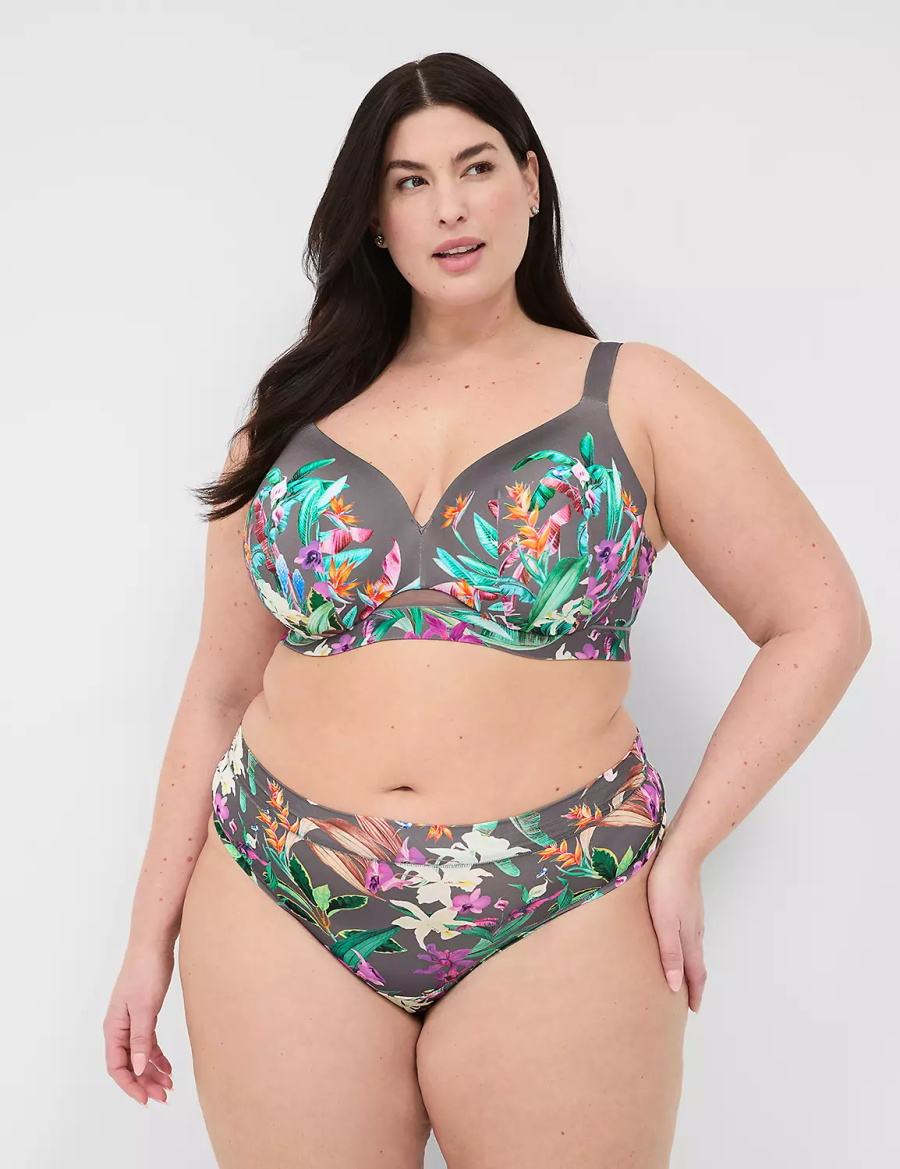 Στριγκάκι γυναικεια Lane Bryant Comfort Bliss πρασινο Πολύχρωμο | YQY3124UF