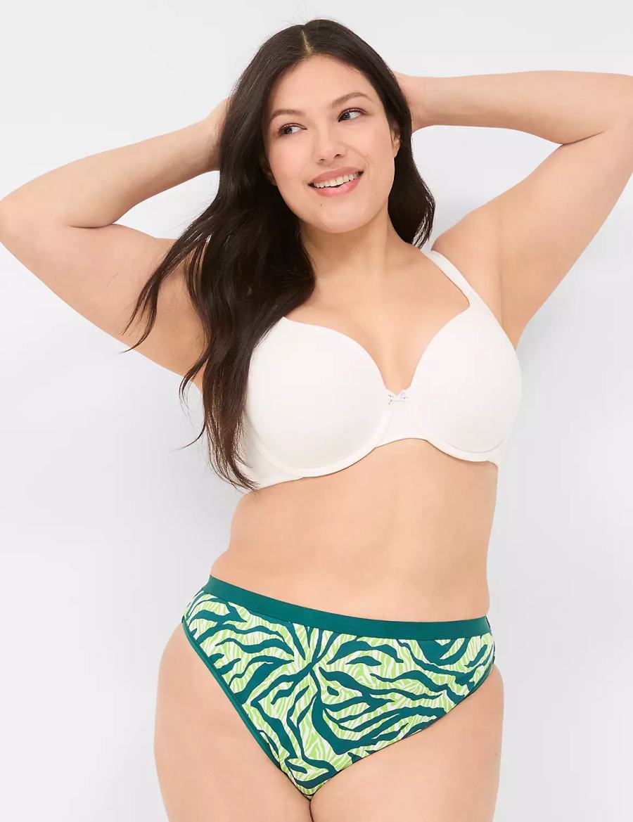 Κιλότα γυναικεια Lane Bryant Crush Cotton French βαθυ τυρκουάζ | SFZ9371UK