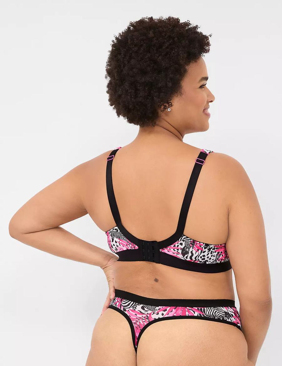 Στριγκάκι γυναικεια Lane Bryant Crush Microfiber French ροζ | TSR9648LU