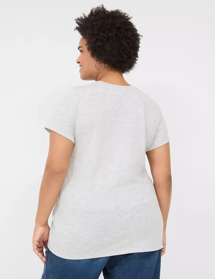 μπλουζακια γυναικεια Lane Bryant Hakuna Matata Graphic Tee γκρι | JNK6654HF