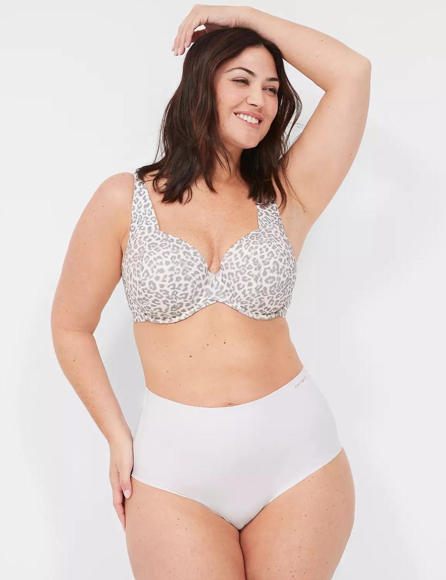 Κιλότα γυναικεια Lane Bryant Invisible Edge Full ασπρα | DBS750YB