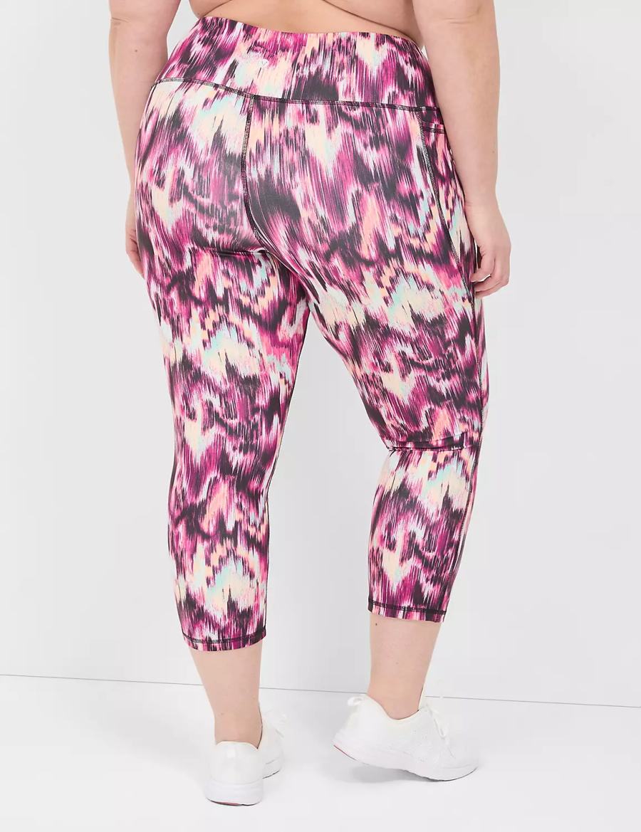 Κολαν γυναικεια Lane Bryant LIVI High-Rise Recycled LIVI Soft Capri ροζ | DKO7580EM