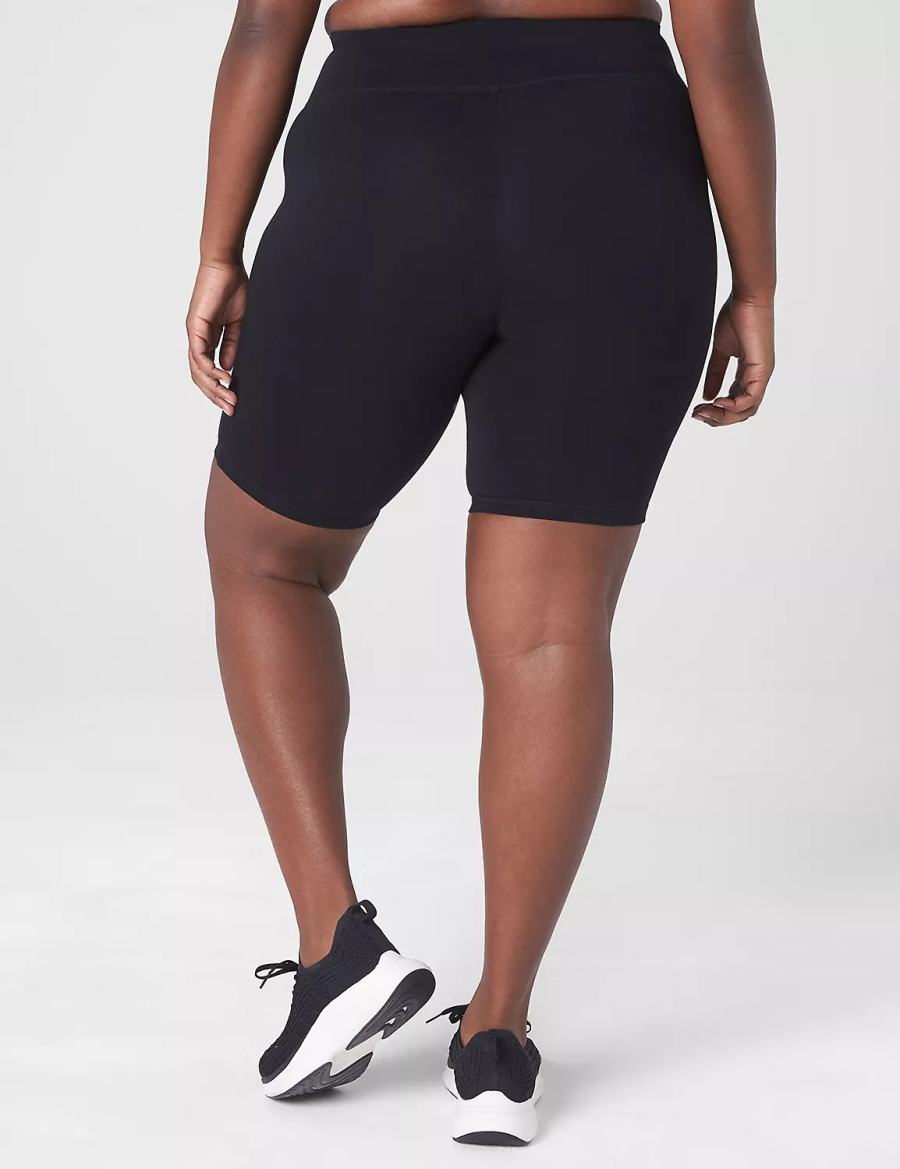 Σορτσ γυναικεια Lane Bryant LIVI High-Rise Signature Stretch Knee - 10.5” Inseam μαυρα | ZJE4732TV