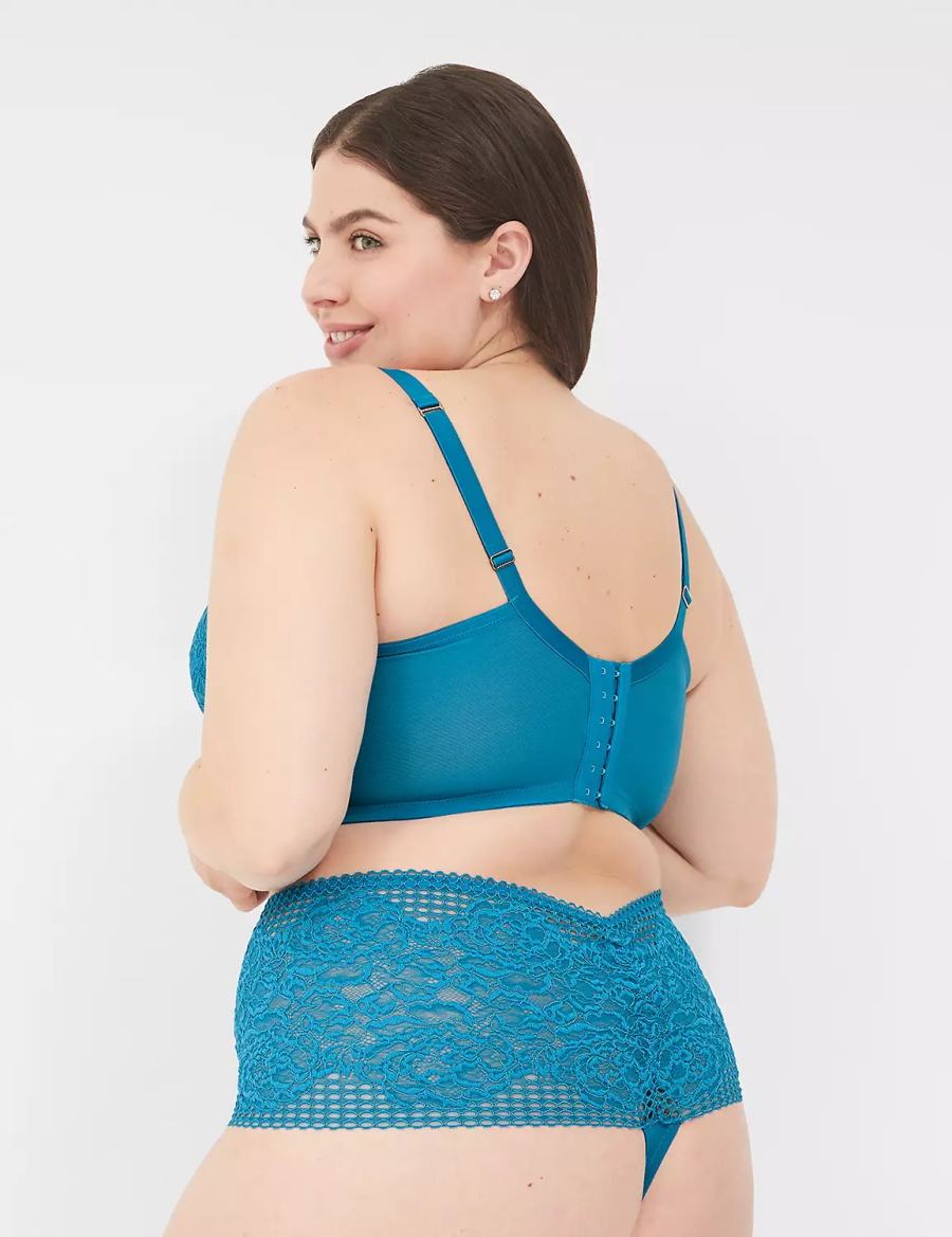 Στριγκάκι γυναικεια Lane Bryant Lace μπλε | RGB5165ZS