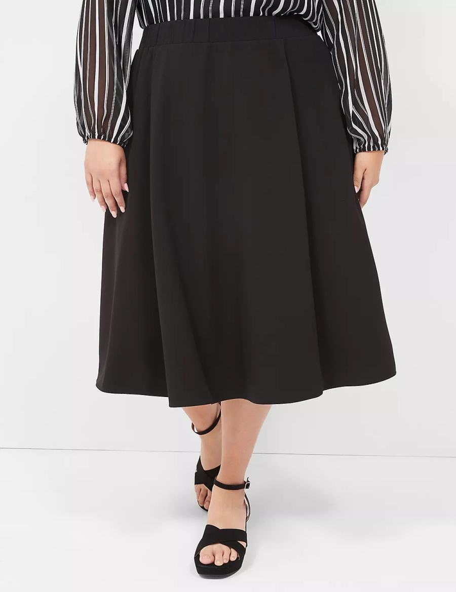 φουστεσ γυναικεια Lane Bryant Lena μαυρα | JLD4964AL