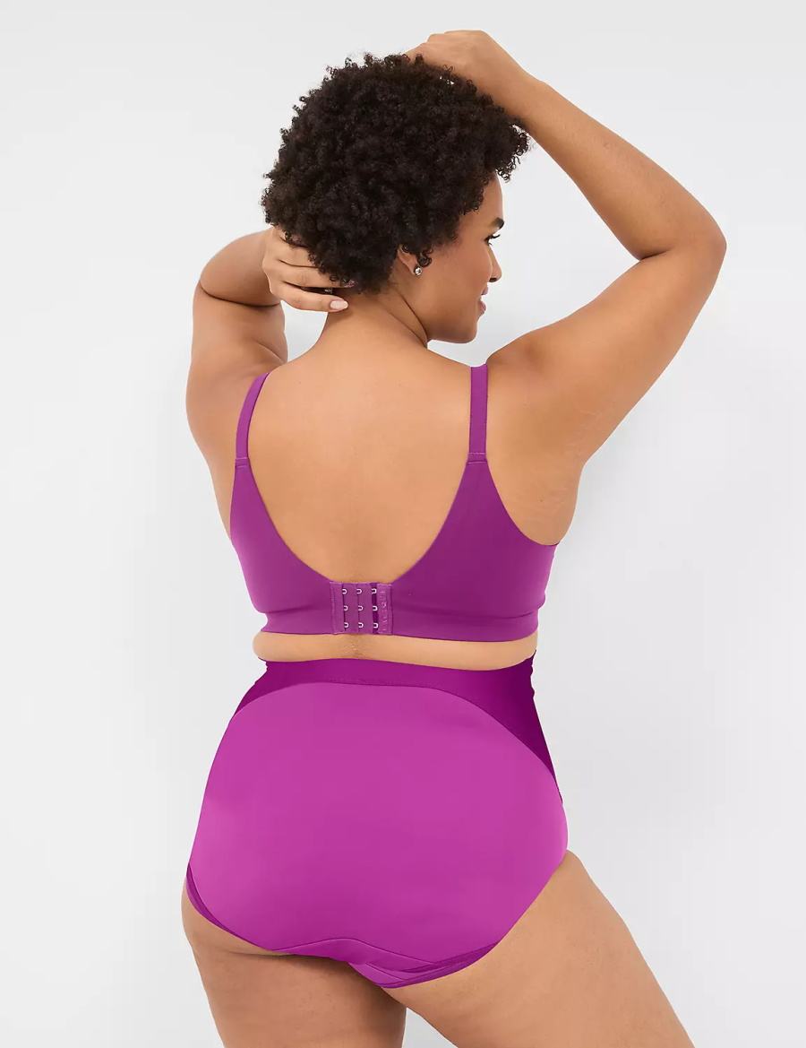 Κιλότα γυναικεια Lane Bryant Level 2 Totally Smooth Ultra High-Waist μωβ | VLN957XR