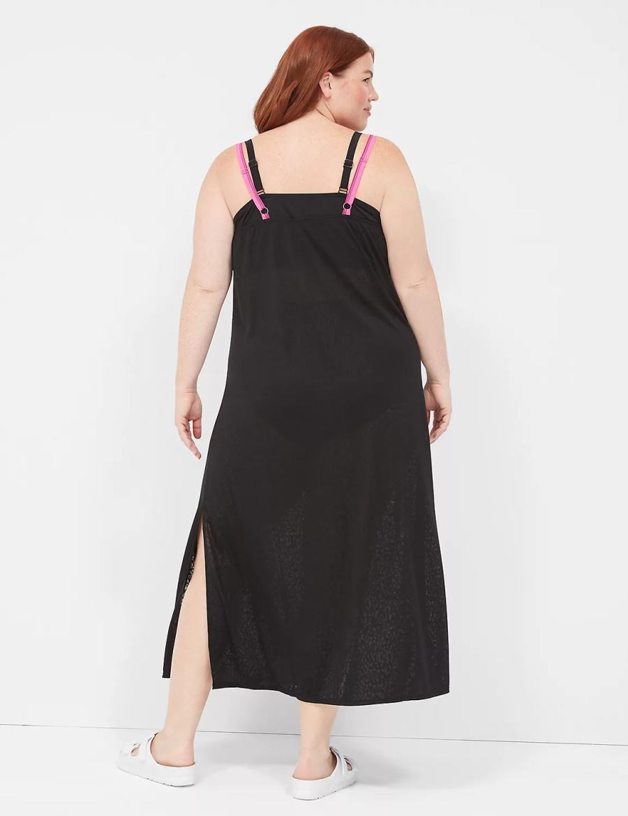 Φορεμα γυναικεια Lane Bryant Maxi μαυρα | ENP9150LD