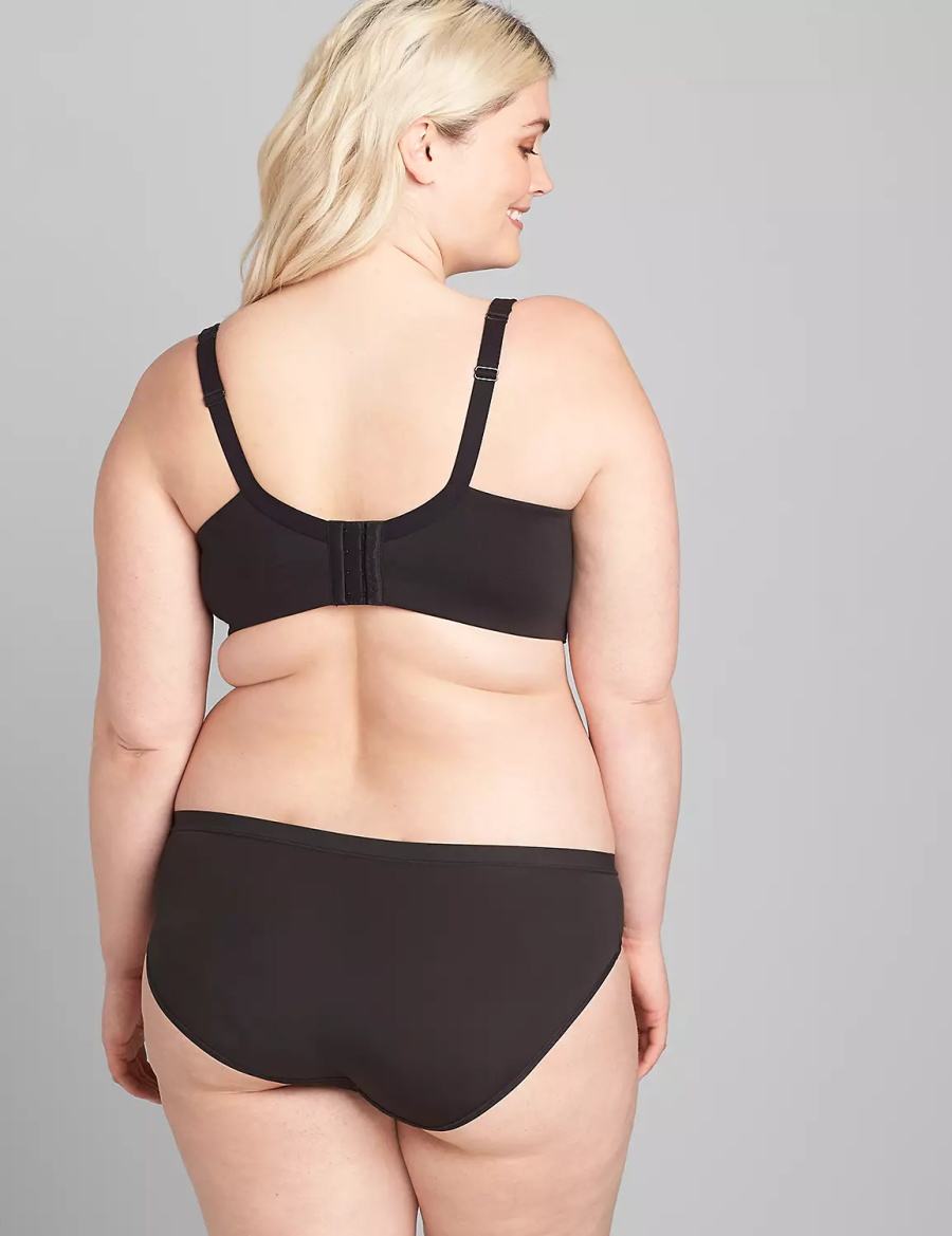 Μπραλέτες γυναικεια Lane Bryant No-Wire μαυρα | WDT8083HP