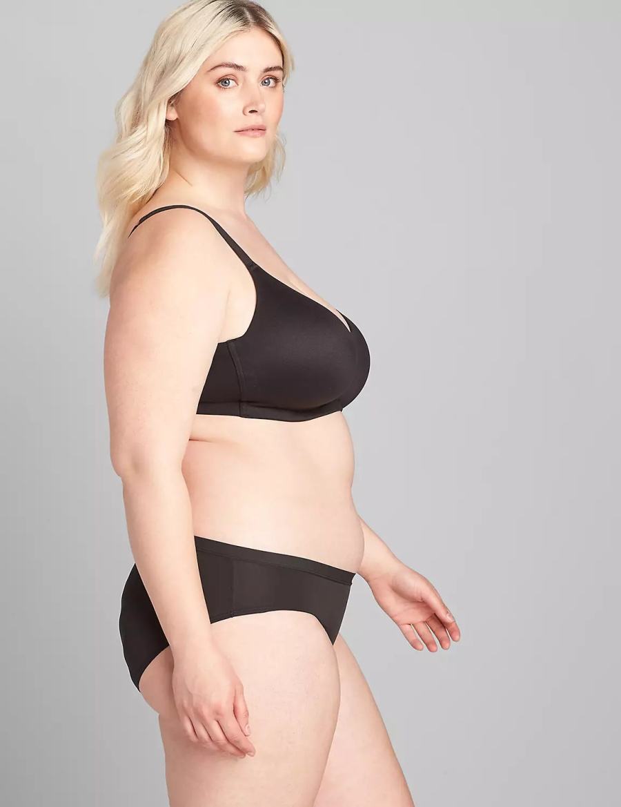 Μπραλέτες γυναικεια Lane Bryant No-Wire μαυρα | WDT8083HP