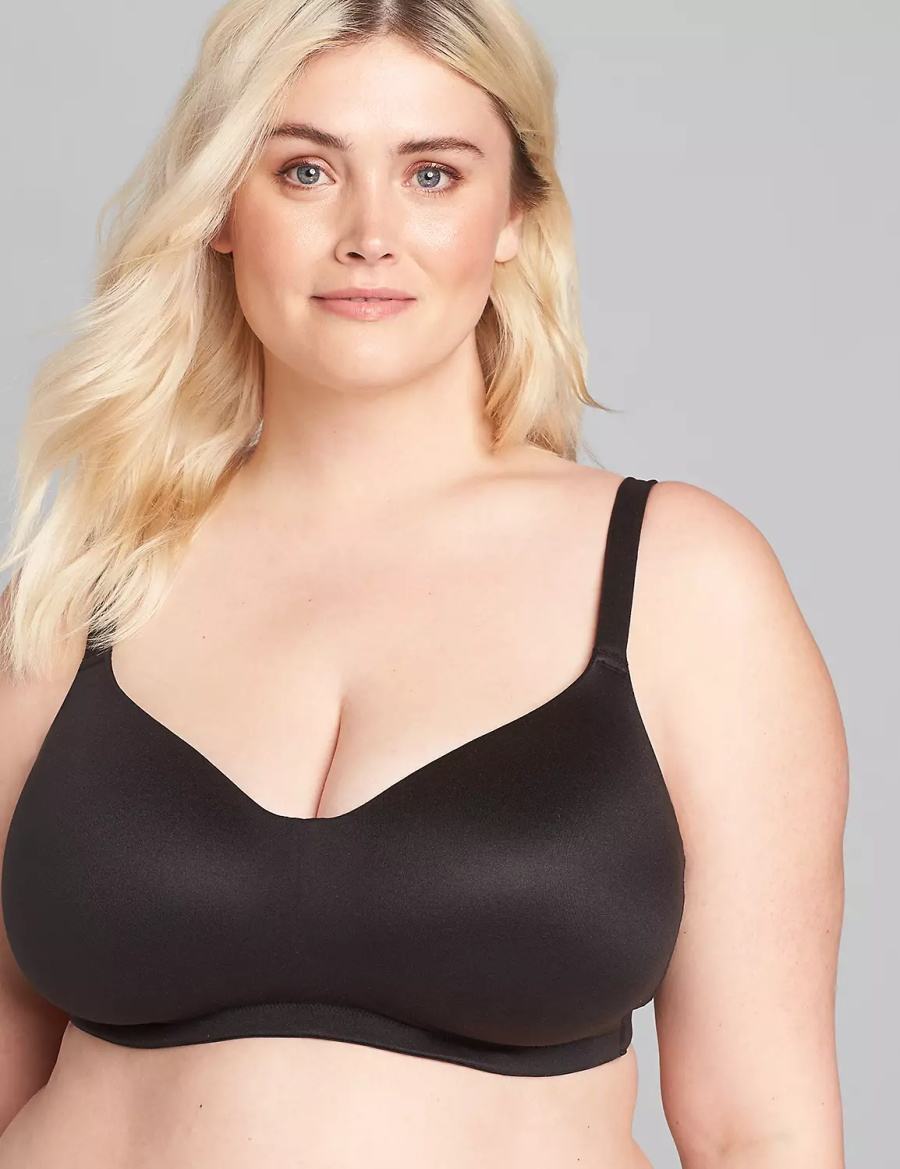 Μπραλέτες γυναικεια Lane Bryant No-Wire μαυρα | WDT8083HP