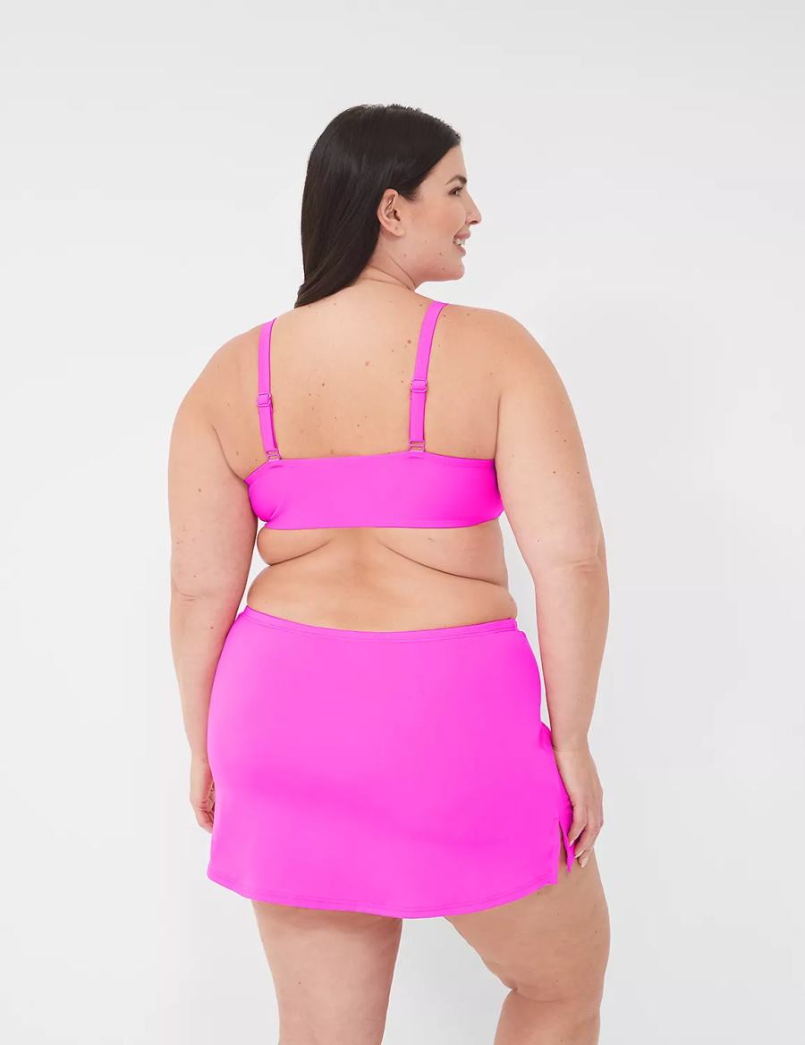 φουστεσ γυναικεια Lane Bryant Side Slit Swim ροζ | SLZ2778SW