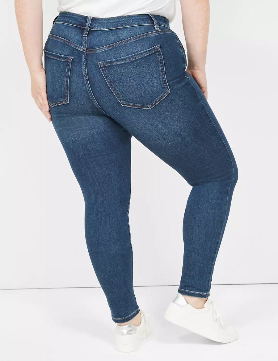 Τζιν γυναικεια Lane Bryant Signature Fit Skinny μπλε | KMT1554HU